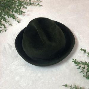 Vintage Capo Austria Green Bowler Hat Men's Waterproof Wetterfest
